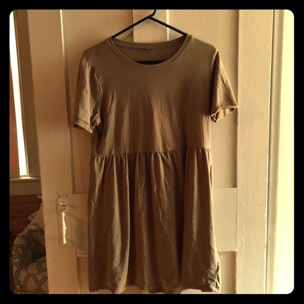 Small navy green target dress